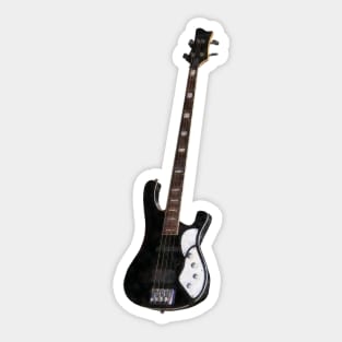 Music - Black and White Guitar Sticker